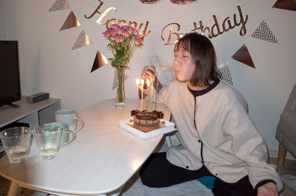 真美の誕生日。このあとプロポーズした